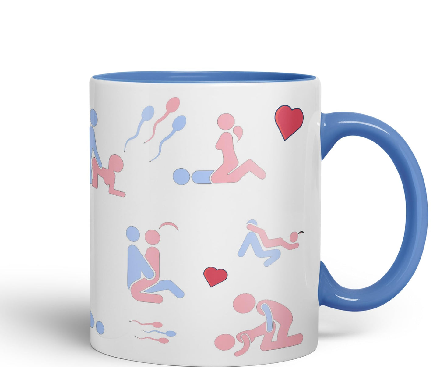 Vixar Sexual Positions Kamasutra Kama Sutra Ceramic Coloured Mug Cup Gift Tea Coffee Christmas Office Home Sarcastic Joke