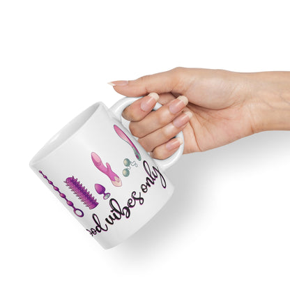 Good Vibes Only Woman Toys Ceramic Coloured Mug Cup Gift Tea Coffee Christmas Office Home Sarcastic Joke