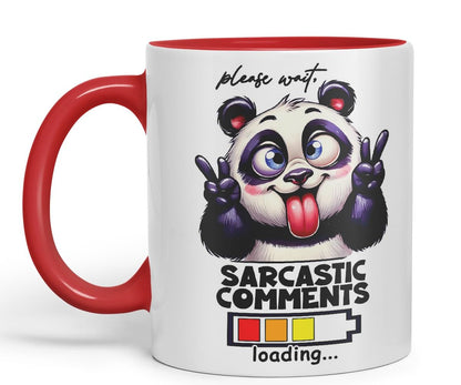 Vixar Please Wait… Sarcastic Comments Loading Coloured Ceramic Mug Cup 11oz Funny Sarcastic Gift (Navy)