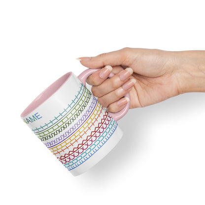 Vixar Personalised Customised Message Fuck This Shit Mug Hidden Message Funny Adult Humor Sarcastic Gift Ceramic Coloured Mug Cup for Tea Coffee Hot Brew 330ml 11Oz Gift