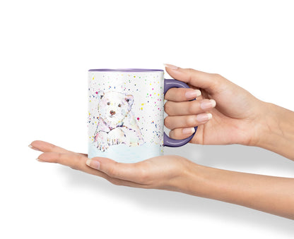 Vixar Polar Bear Animals Watercolour Art Coloured Mug Cup Gift Birthday Work Office Tea Coffee