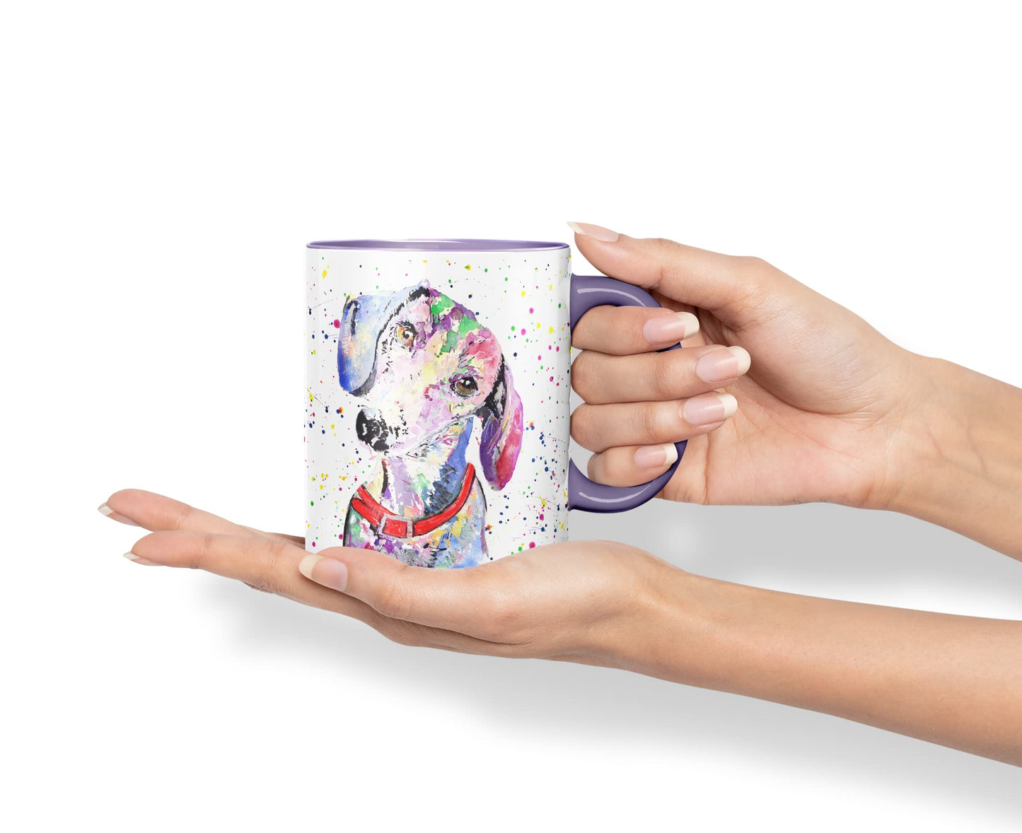 Vixar Dachshund Dog Pet Animals Watercolour Art Coloured Mug Cup Gift Birthday Work Office Tea Coffee