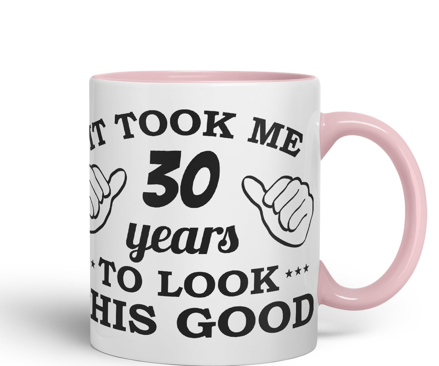 Vixar It Took me 30 Years to Look This Good Happy Birthday Ceramic Coloured Mug Cup Gift Coffee Tea