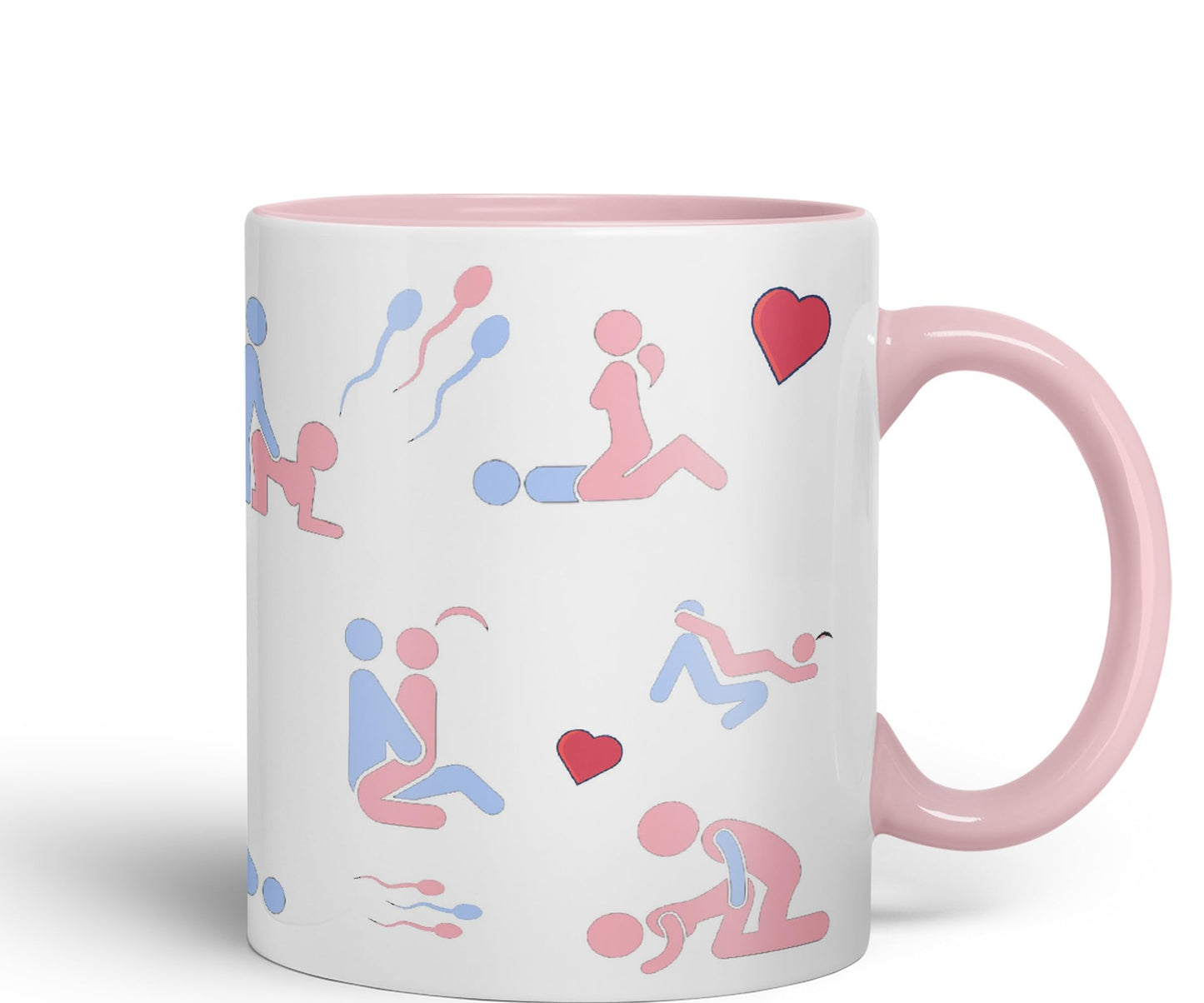 Vixar Sexual Positions Kamasutra Kama Sutra Ceramic Coloured Mug Cup Gift Tea Coffee Christmas Office Home Sarcastic Joke