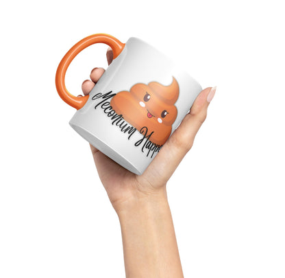 Vixar Anatomy Pun Humor Meconium Happens Coloured Ceramic 330 ml Mug Cup Gift Birthday Work Office Tea Coffee