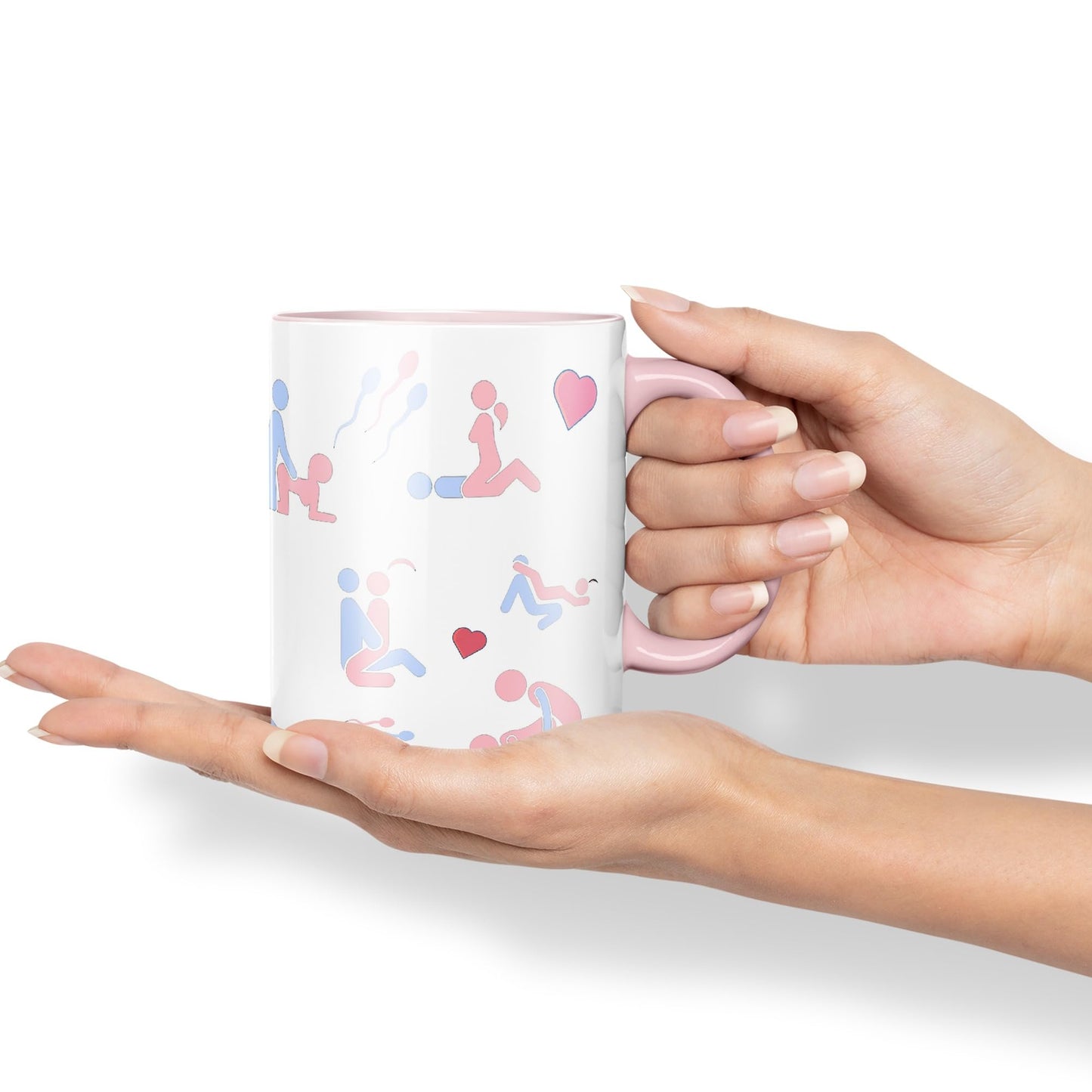 Vixar Sexual Positions Kamasutra Kama Sutra Ceramic Coloured Mug Cup Gift Tea Coffee Christmas Office Home Sarcastic Joke