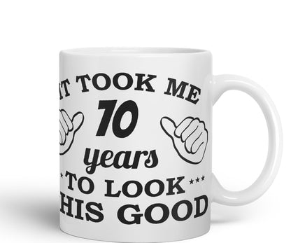 Vixar It Took me 70 Years to Look This Good Happy Birthday Ceramic Coloured Mug Cup Gift Coffee Tea