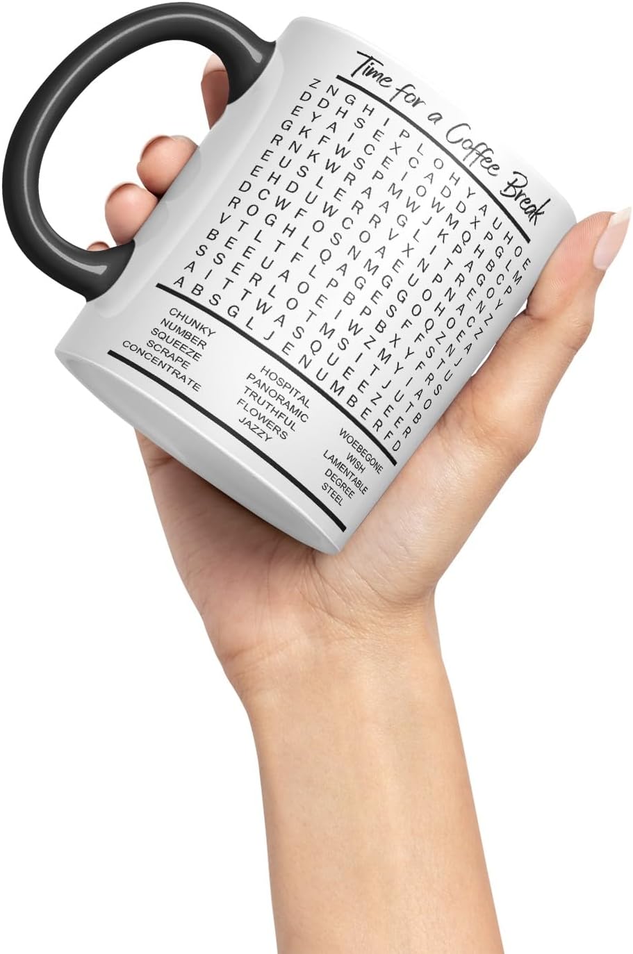 Vixar Coffee Break Loading – Funny Unicorn Coloured Mug Cup 11oz (Black)