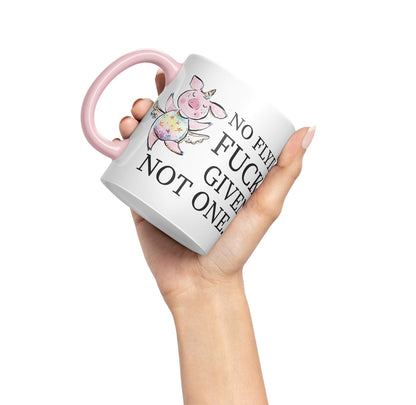 No Flying F.., Given… Not one Unicorn Pig Joke Sarcastic Ceramic Coloured Mug Cup for Tea Coffee Hot Brew 330ml 11Oz