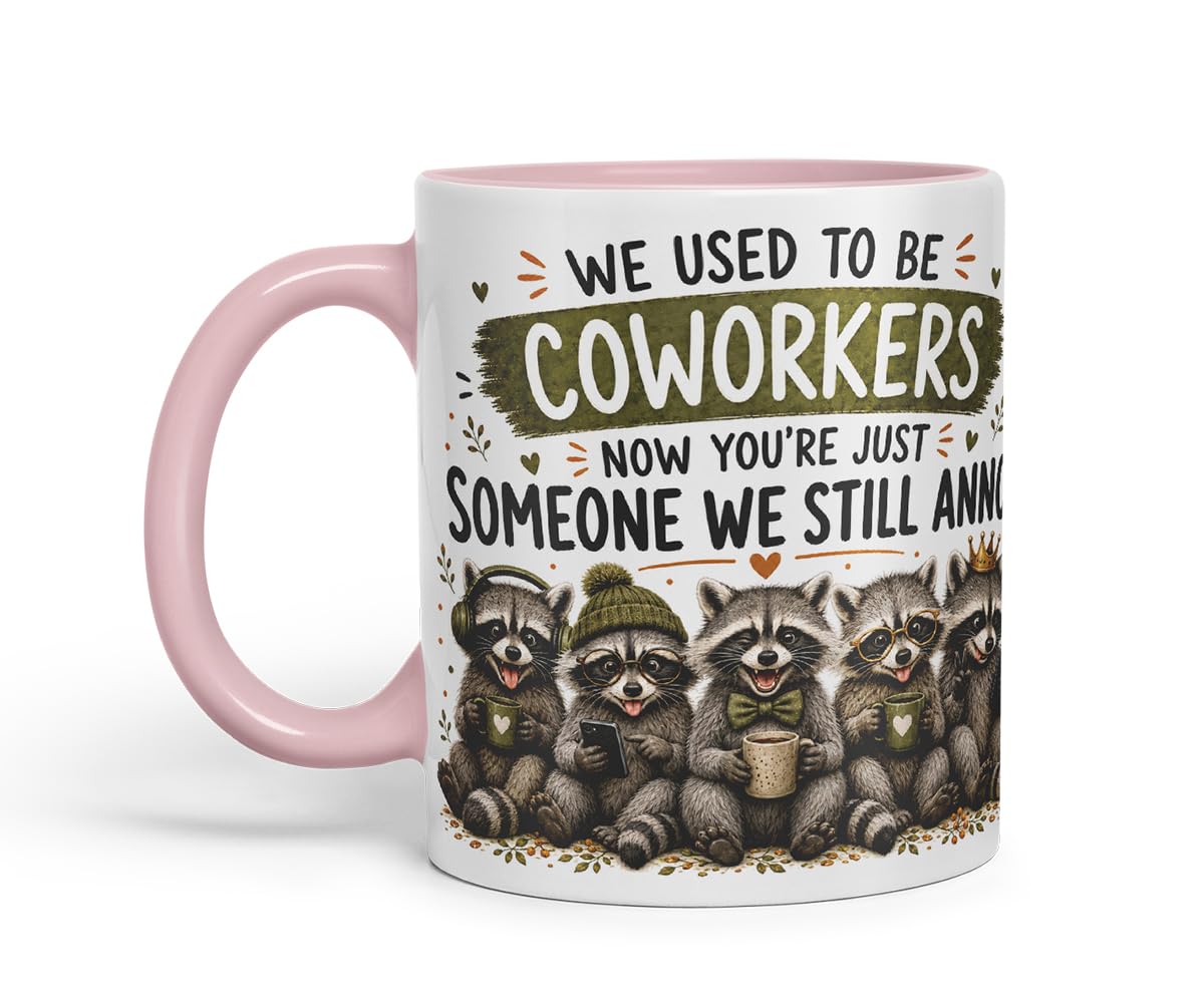 Vixar We Used to Be Coworkers Mug – Funny Coworker Leaving Colleague Goodbye Gift, 11oz (Black)