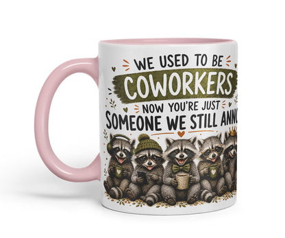 Vixar We Used to Be Coworkers Mug – Funny Coworker Leaving Colleague Goodbye Gift, 11oz (Black)