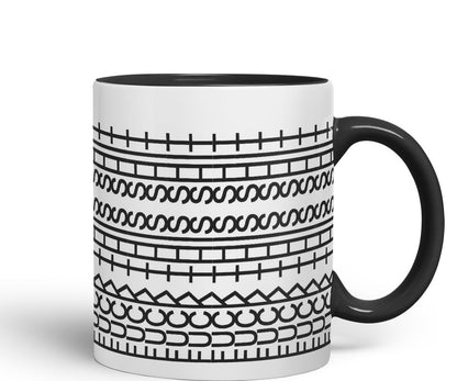 Vixar Fuck This Shit Mug Hidden Message Funny Adult Humor Sarcastic Gift Ceramic Coloured Mug Cup for Tea Coffee Hot Brew 330ml 11Oz Gift BW