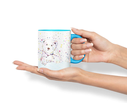 Vixar Polar Bear Animals Watercolour Art Coloured Mug Cup Gift Birthday Work Office Tea Coffee