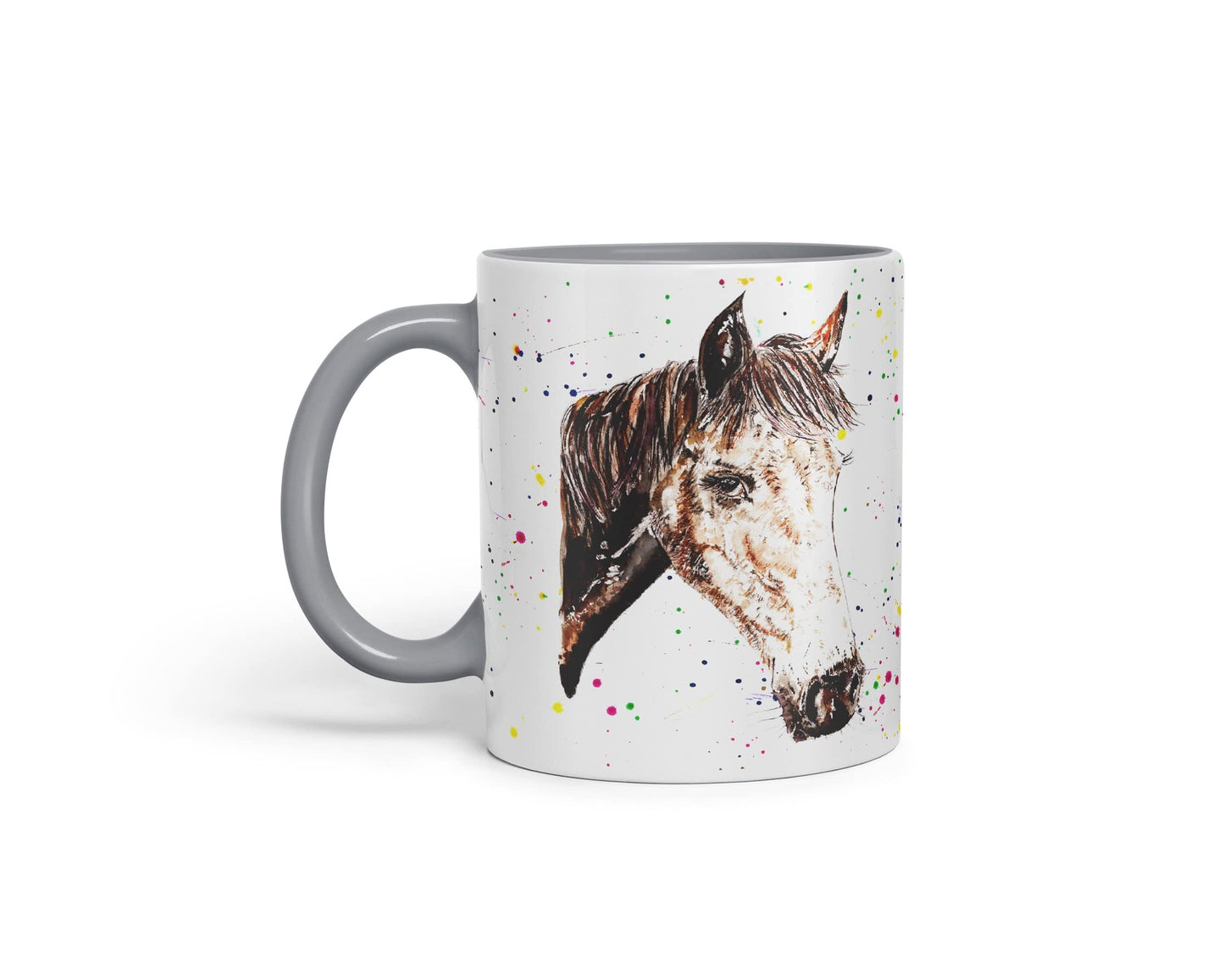 Vixar Horse Hope Natural Watercolour Art Coloured Mug Cup Gift Birthday Work Office Tea Coffee
