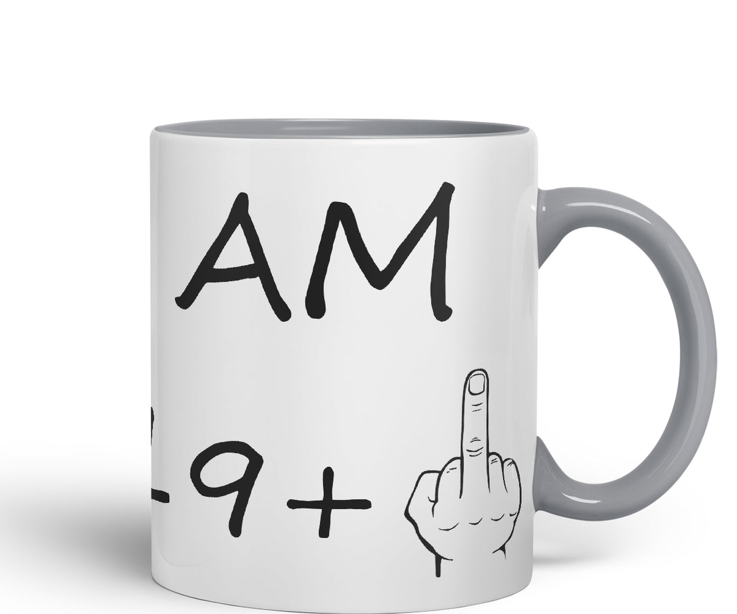 Vixar I am 19 + 1 Man Hand Ceramic 330 ml, 11oz Coloured Mug Cup Gift Coffee Tea Happy Birthday Turning 20 Years Old as a Joke Celebration 20th Birthday Gift idea