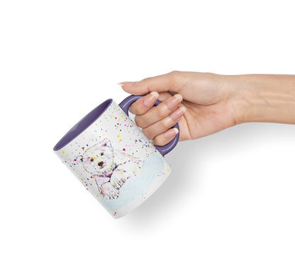Vixar Polar Bear Animals Watercolour Art Coloured Mug Cup Gift Birthday Work Office Tea Coffee