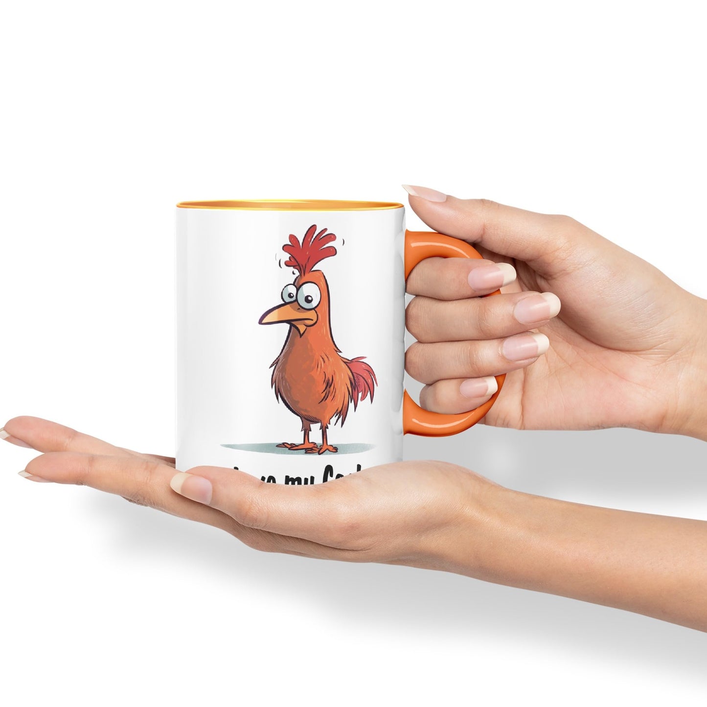 Love My c.. Chicken Sarcastic Joke Ceramic Coloured Mug Cup for Tea Coffee Hot Brew 330ml 11 Oz Gift