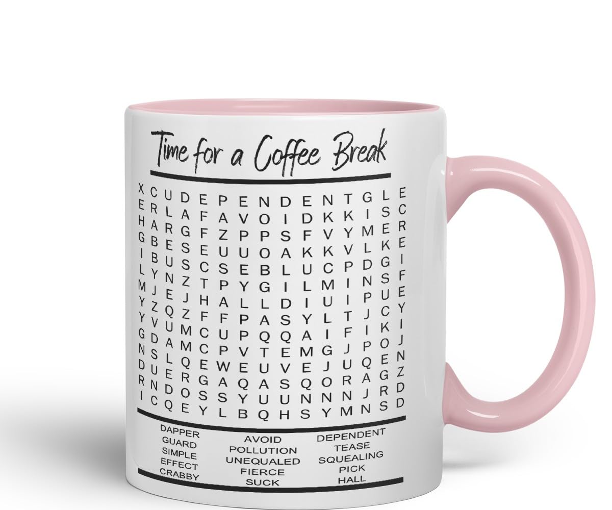 Vixar Coffee Break Loading – Funny Unicorn Coloured Mug Cup 11oz (Black)