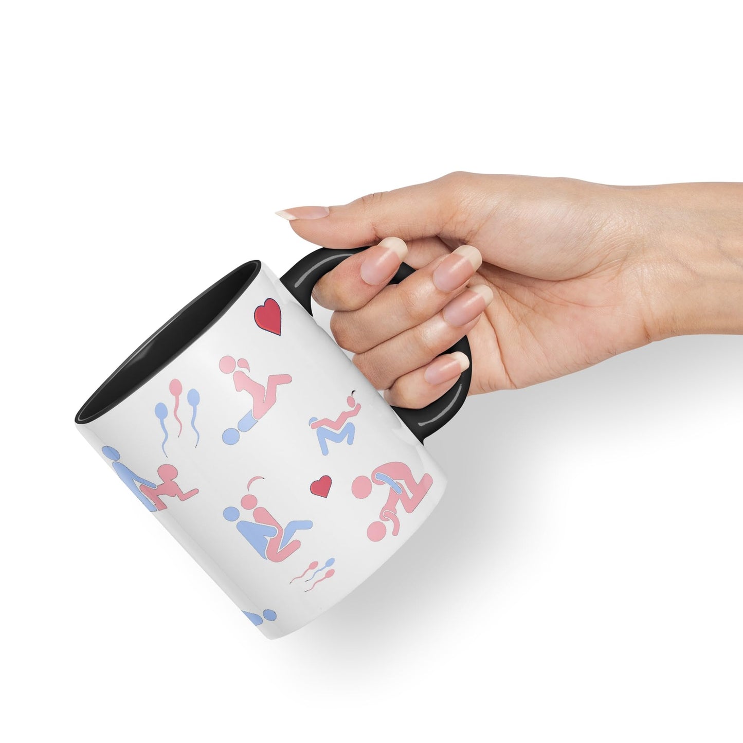 Vixar Sexual Positions Kamasutra Kama Sutra Ceramic Coloured Mug Cup Gift Tea Coffee Christmas Office Home Sarcastic Joke