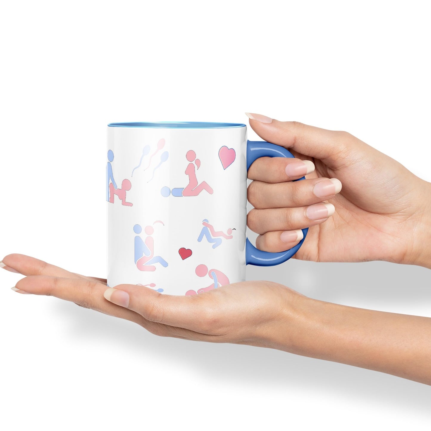 Vixar Sexual Positions Kamasutra Kama Sutra Ceramic Coloured Mug Cup Gift Tea Coffee Christmas Office Home Sarcastic Joke