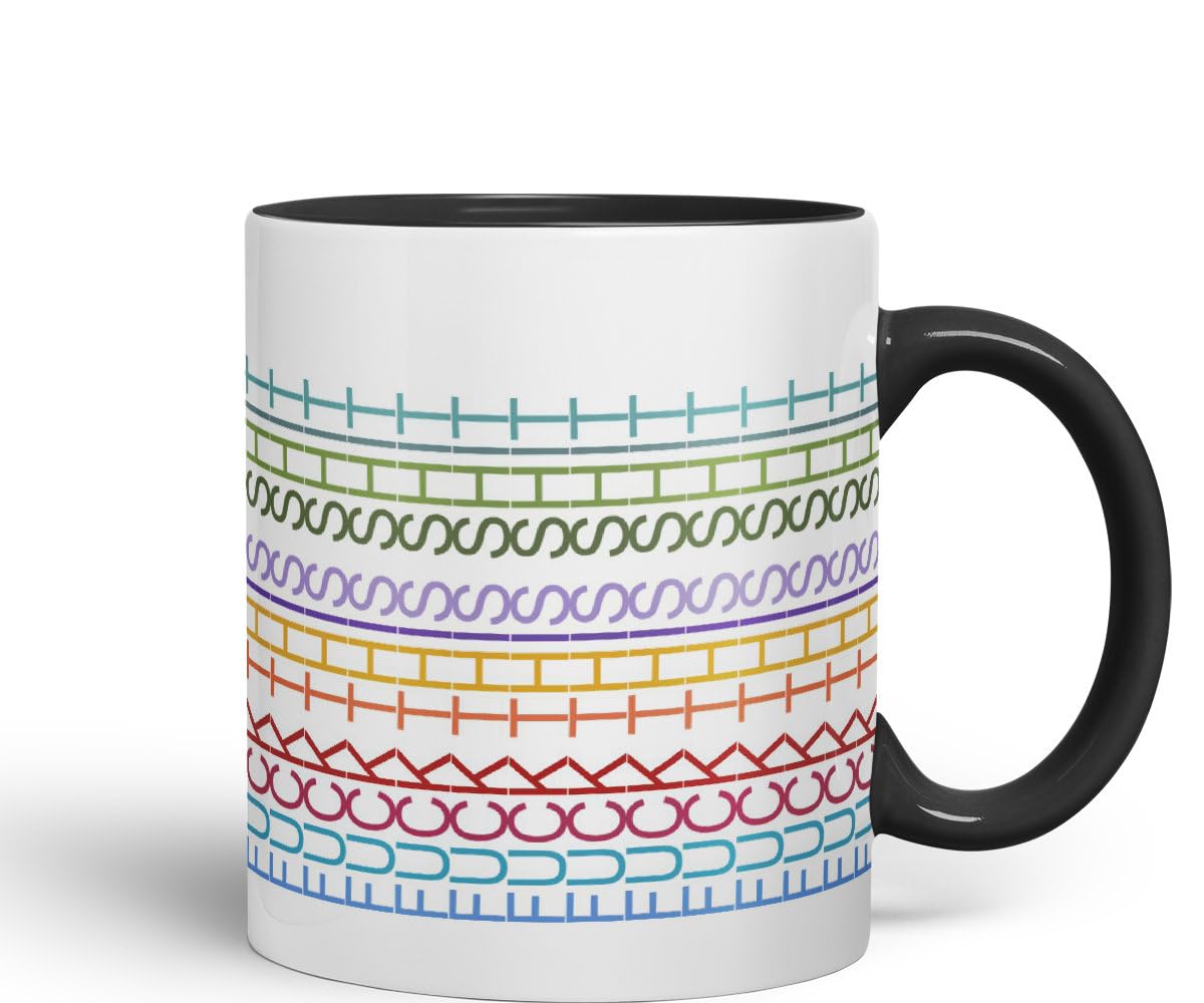 Vixar Fuck This Shit Mug Hidden Message Funny Adult Humor Sarcastic Gift Ceramic Coloured Mug Cup for Tea Coffee Hot Brew 330ml 11Oz Gift