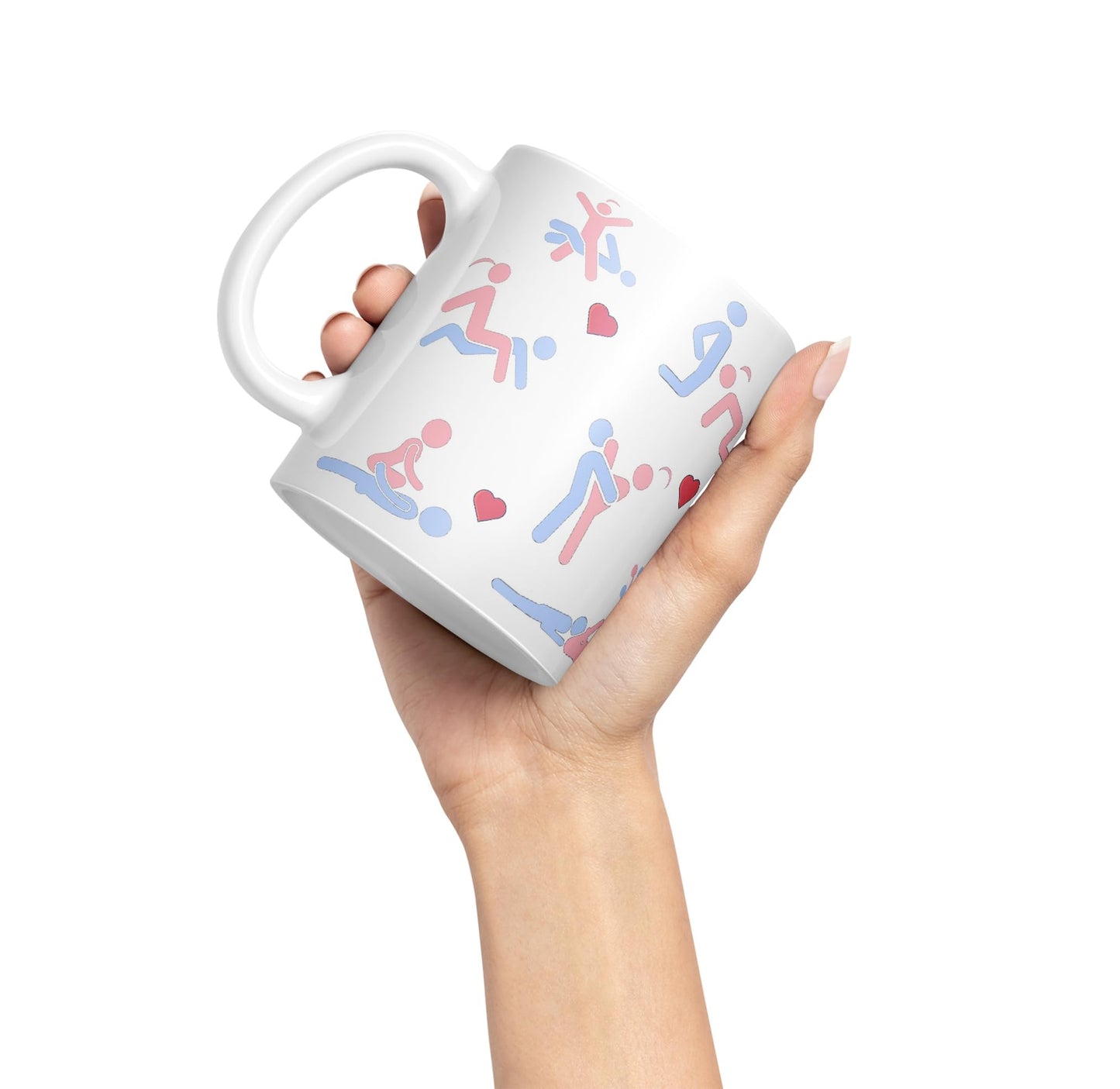 Vixar Sexual Positions Kamasutra Kama Sutra Ceramic Coloured Mug Cup Gift Tea Coffee Christmas Office Home Sarcastic Joke
