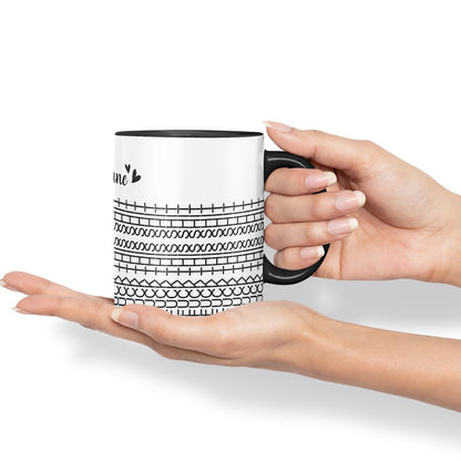 Vixar You Keep Me Sane Fuck This Shit Mug Hidden Message Funny Adult Humor Sarcastic Gift Ceramic Coloured Mug Cup for Tea Coffee Hot Brew 330ml 11Oz Gift