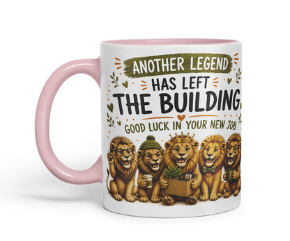 Vixar Another Legend Has Left the Building Mug – Funny Coworker Leaving Colleague Goodbye Gift, 11oz (Black)