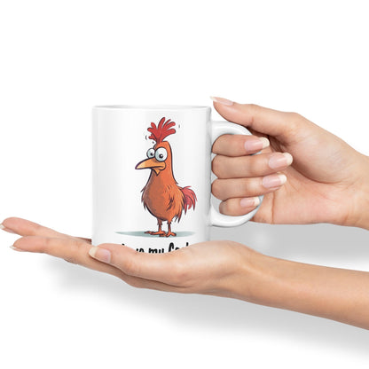 Love My c.. Chicken Sarcastic Joke Ceramic Coloured Mug Cup for Tea Coffee Hot Brew 330ml 11 Oz Gift