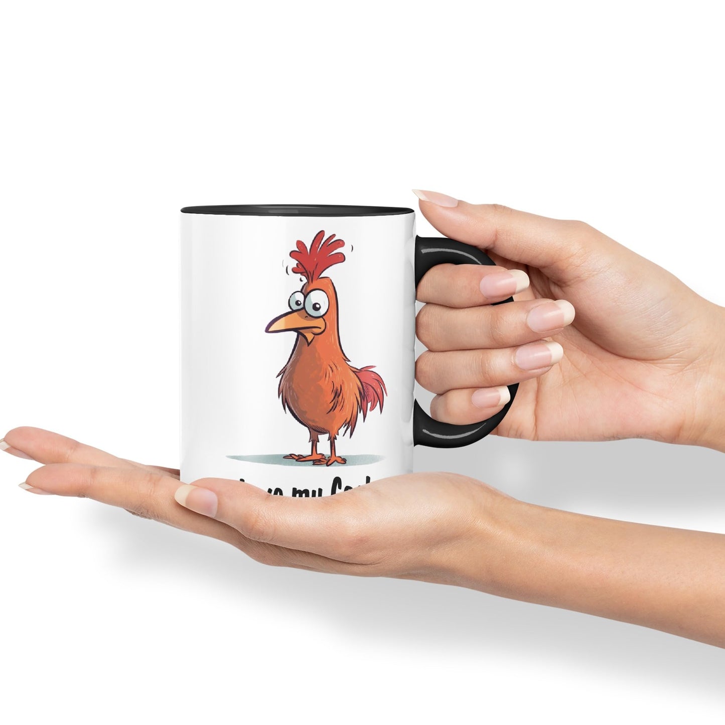 Love My c.. Chicken Sarcastic Joke Ceramic Coloured Mug Cup for Tea Coffee Hot Brew 330ml 11 Oz Gift