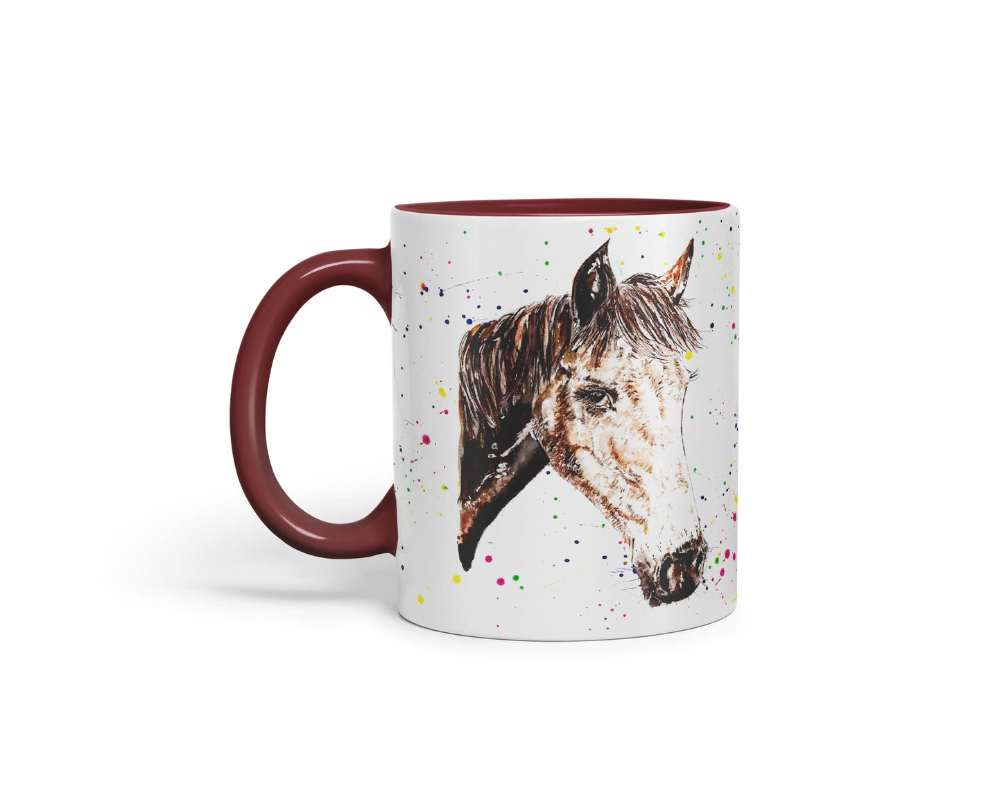 Vixar Horse Hope Natural Watercolour Art Coloured Mug Cup Gift Birthday Work Office Tea Coffee