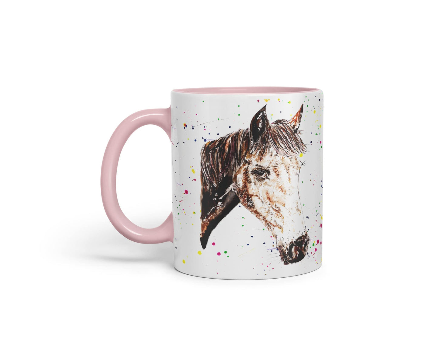 Vixar Horse Hope Natural Watercolour Art Coloured Mug Cup Gift Birthday Work Office Tea Coffee