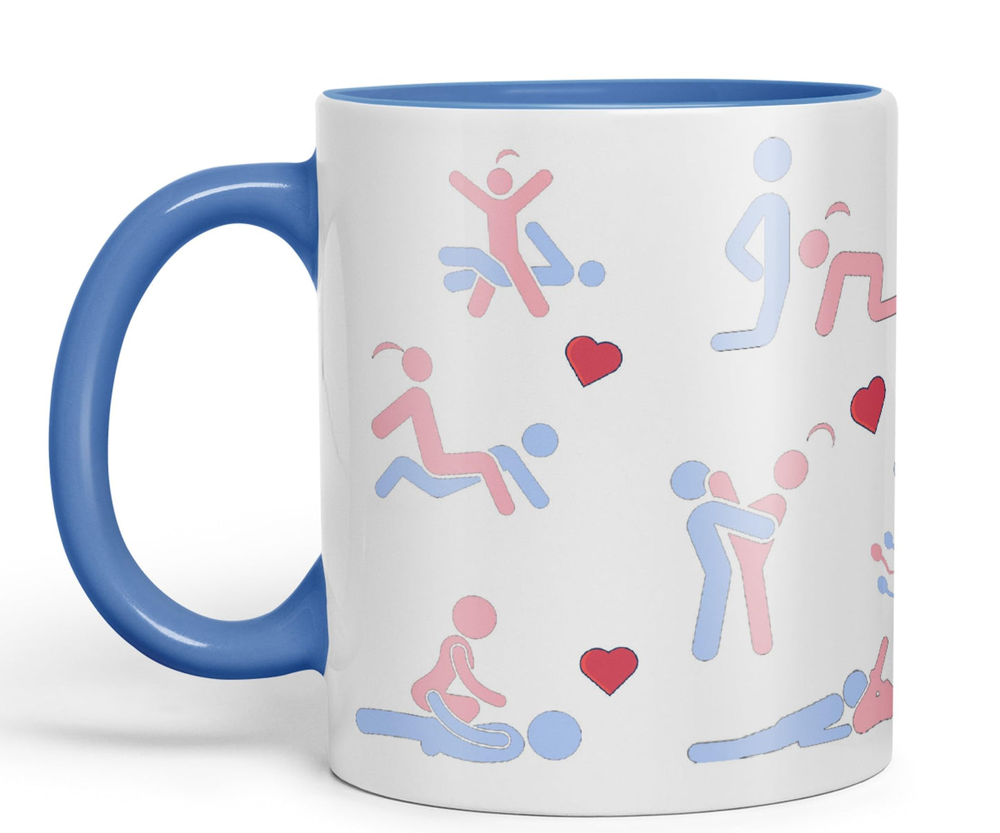 Vixar Sexual Positions Kamasutra Kama Sutra Ceramic Coloured Mug Cup Gift Tea Coffee Christmas Office Home Sarcastic Joke