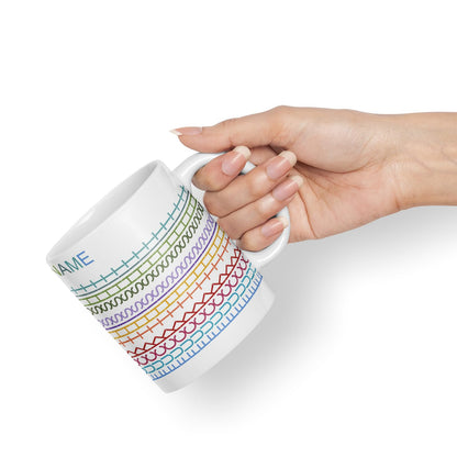 Vixar Personalised Customised Message Fuck This Shit Mug Hidden Message Funny Adult Humor Sarcastic Gift Ceramic Coloured Mug Cup for Tea Coffee Hot Brew 330ml 11Oz Gift