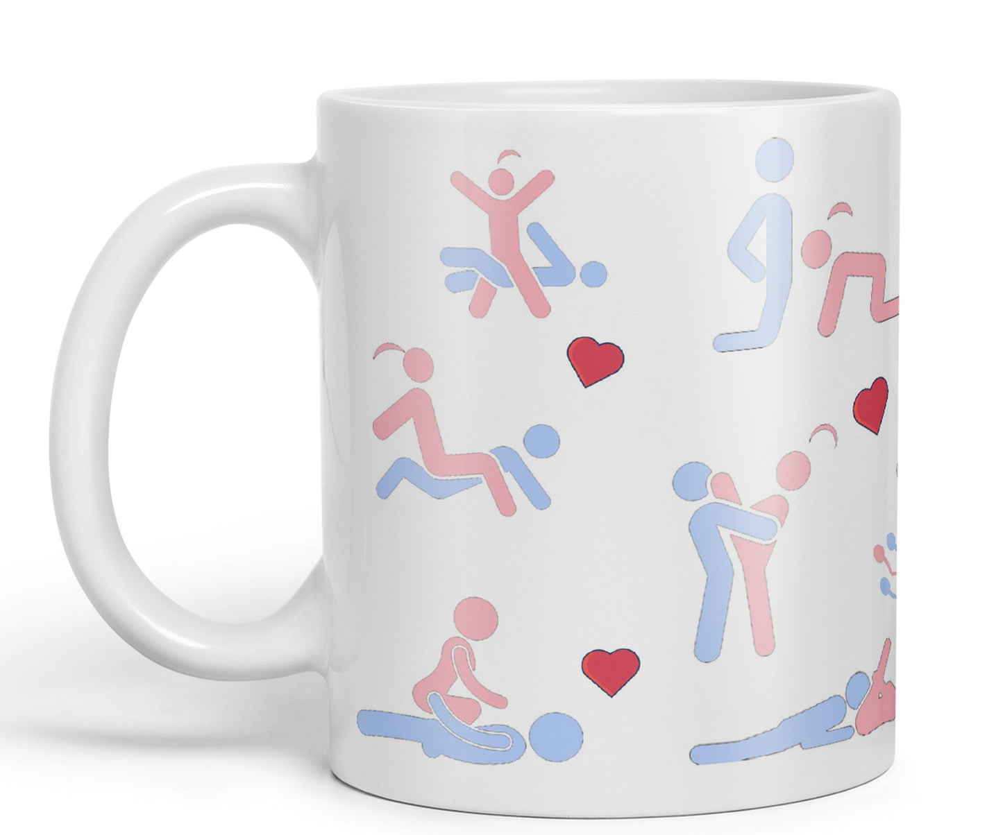 Vixar Sexual Positions Kamasutra Kama Sutra Ceramic Coloured Mug Cup Gift Tea Coffee Christmas Office Home Sarcastic Joke