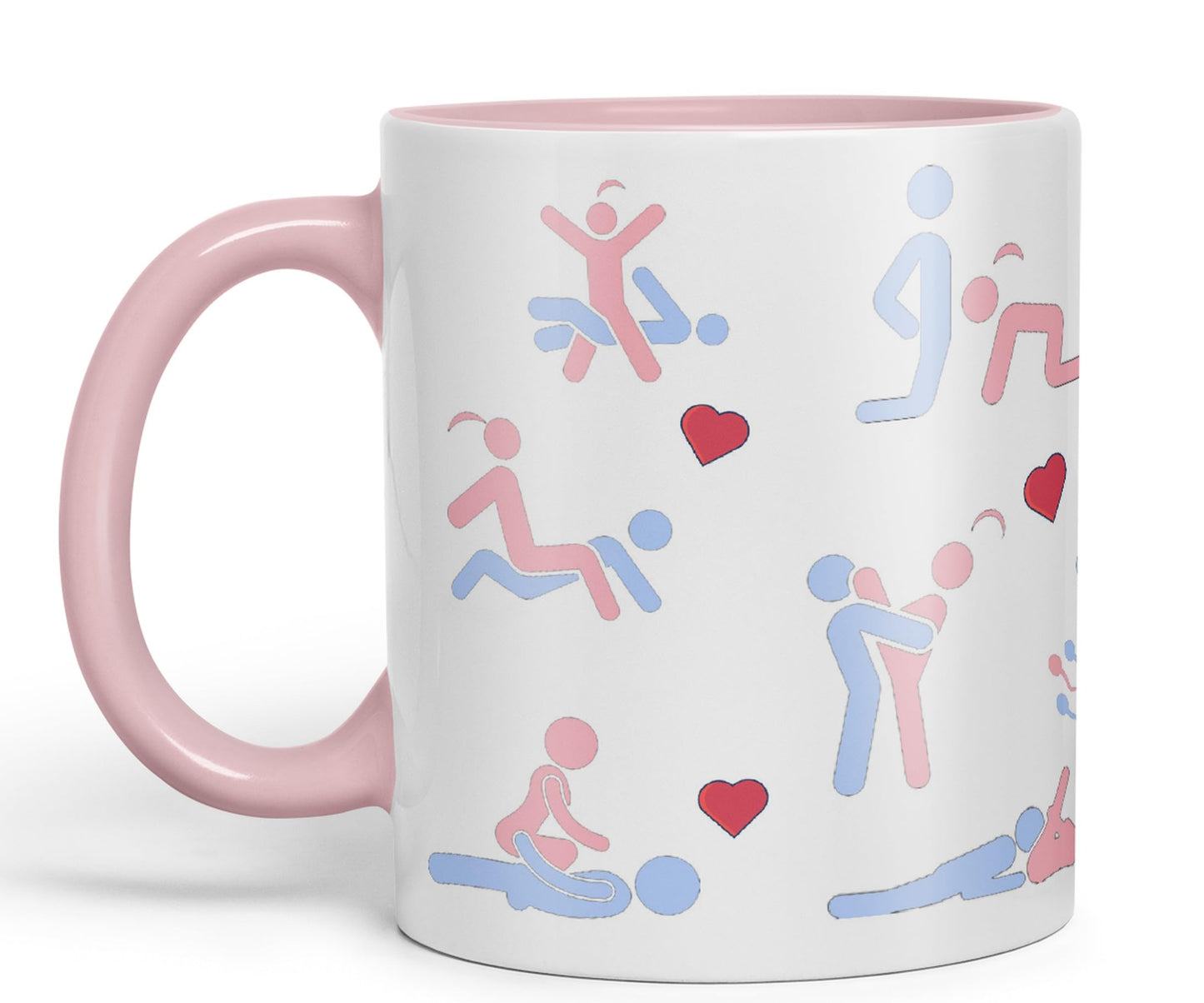 Vixar Sexual Positions Kamasutra Kama Sutra Ceramic Coloured Mug Cup Gift Tea Coffee Christmas Office Home Sarcastic Joke