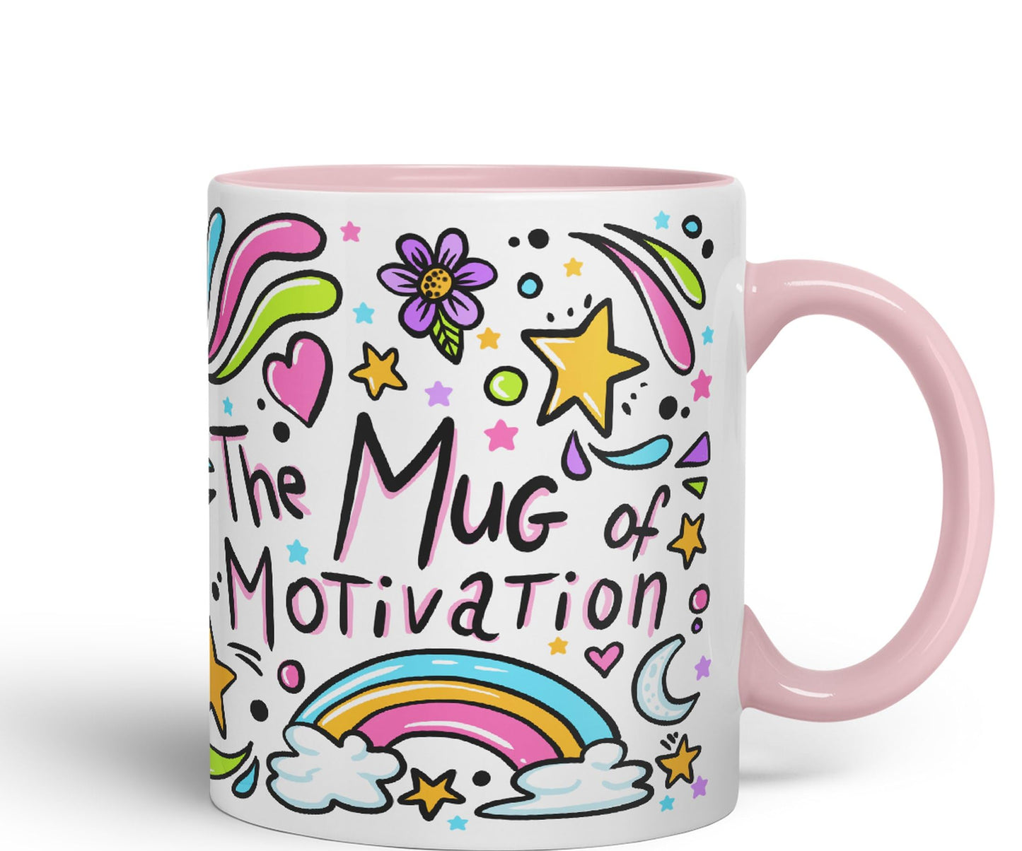 Vixar Motivation Mug Ceramic Coloured Mug Cup Gift Tea Coffee Christmas Office Home Sarcastic Joke