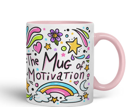 Vixar Motivation Mug Ceramic Coloured Mug Cup Gift Tea Coffee Christmas Office Home Sarcastic Joke