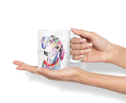 Vixar Dachshund Dog Pet Animals Watercolour Art Coloured Mug Cup Gift Birthday Work Office Tea Coffee