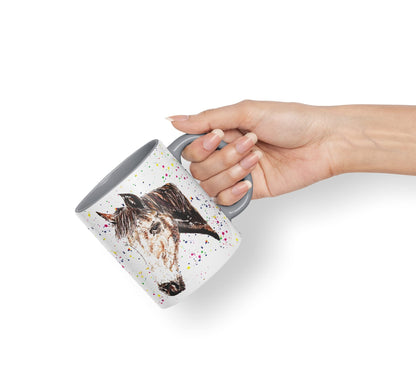 Vixar Horse Hope Natural Watercolour Art Coloured Mug Cup Gift Birthday Work Office Tea Coffee