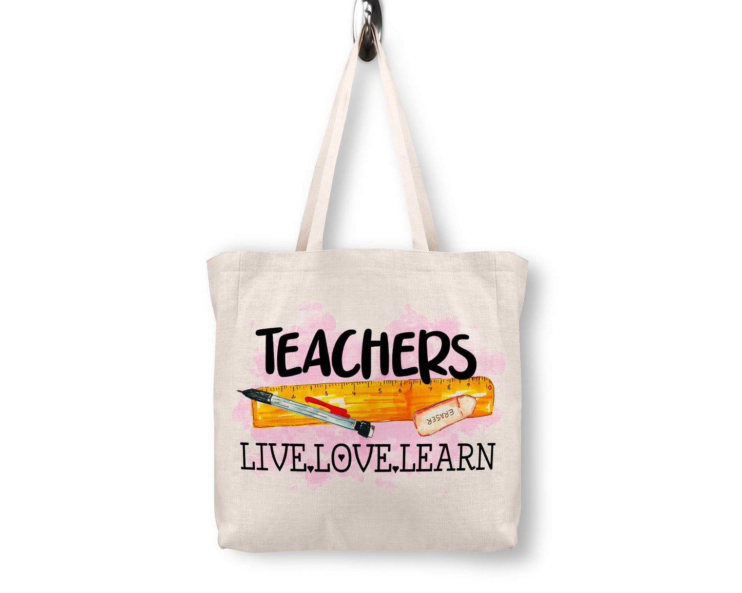 Teacher Tote Shopping Bag, Techer Gift, End of Year, Holiday