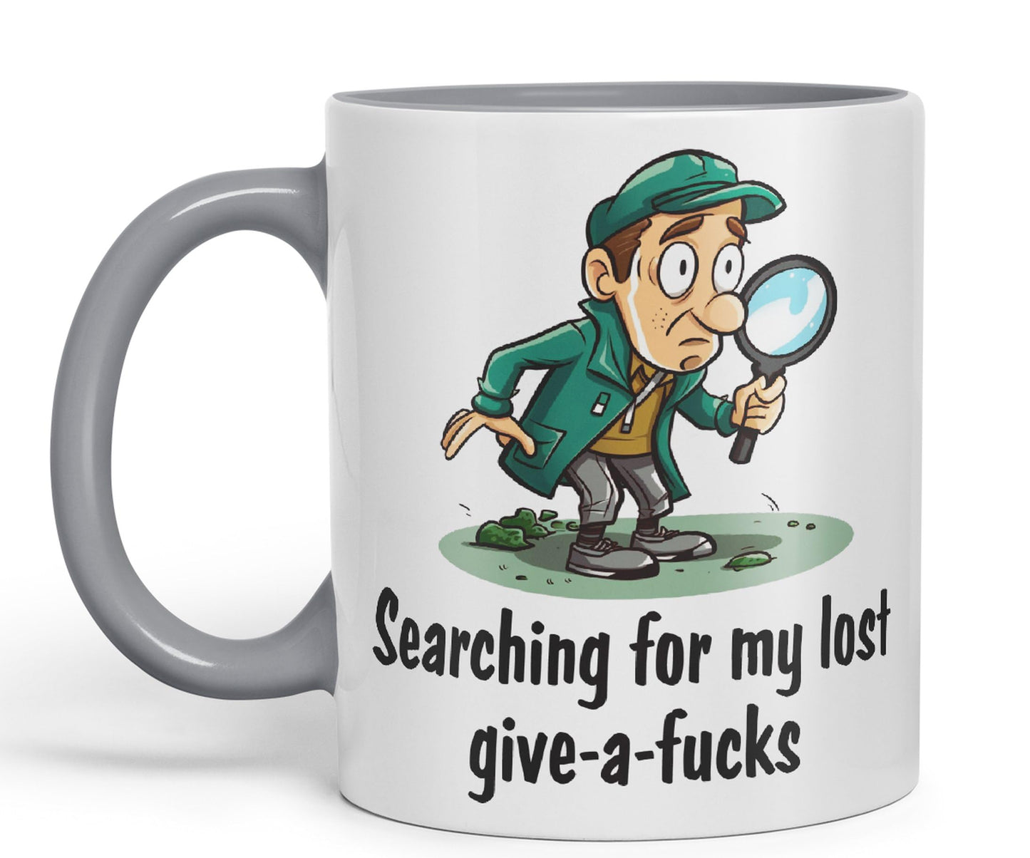 Serching for My Lost give-a-f.. Sarcastic Joke Ceramic Coloured Mug Cup for Tea Coffee Hot Brew 330ml 11 Oz Gift