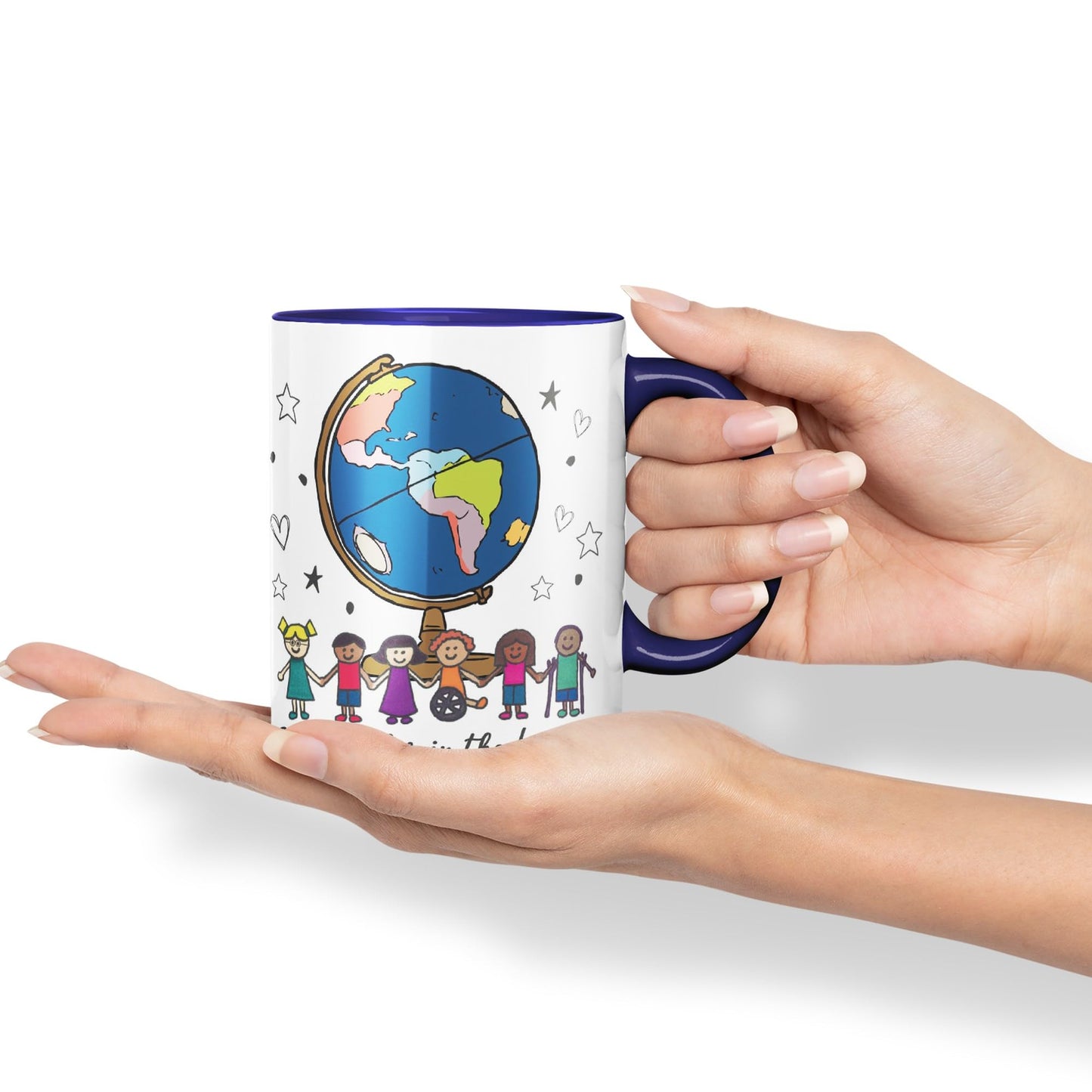 Vixar Best Teacher in The World, Teacher Mug, Teacher Gift from Kids, School Gift, end of Year