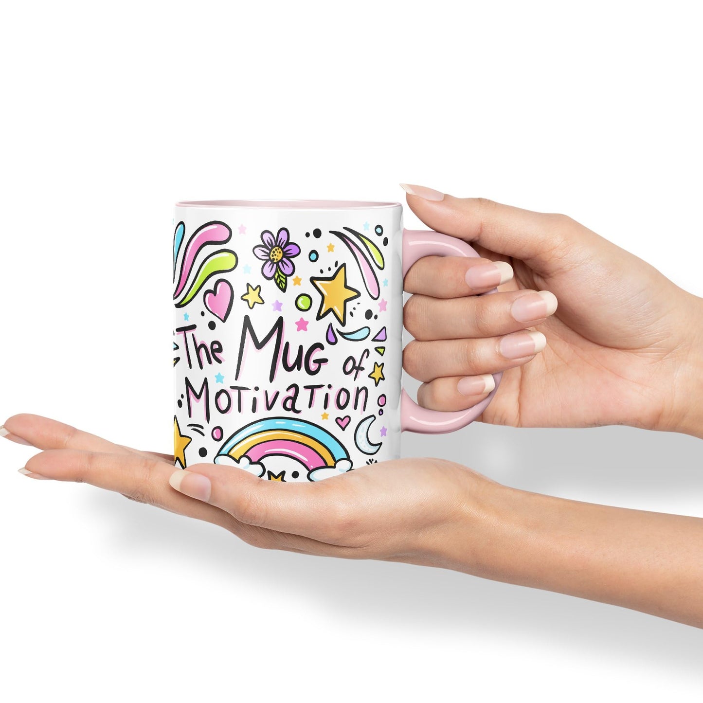Vixar Motivation Mug Ceramic Coloured Mug Cup Gift Tea Coffee Christmas Office Home Sarcastic Joke