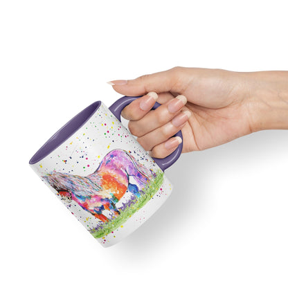 Vixar Shetland Pony Horse Pet Watercolour Art Coloured 330 ml Mug Cup Gift Birthday Work Office Tea Coffee