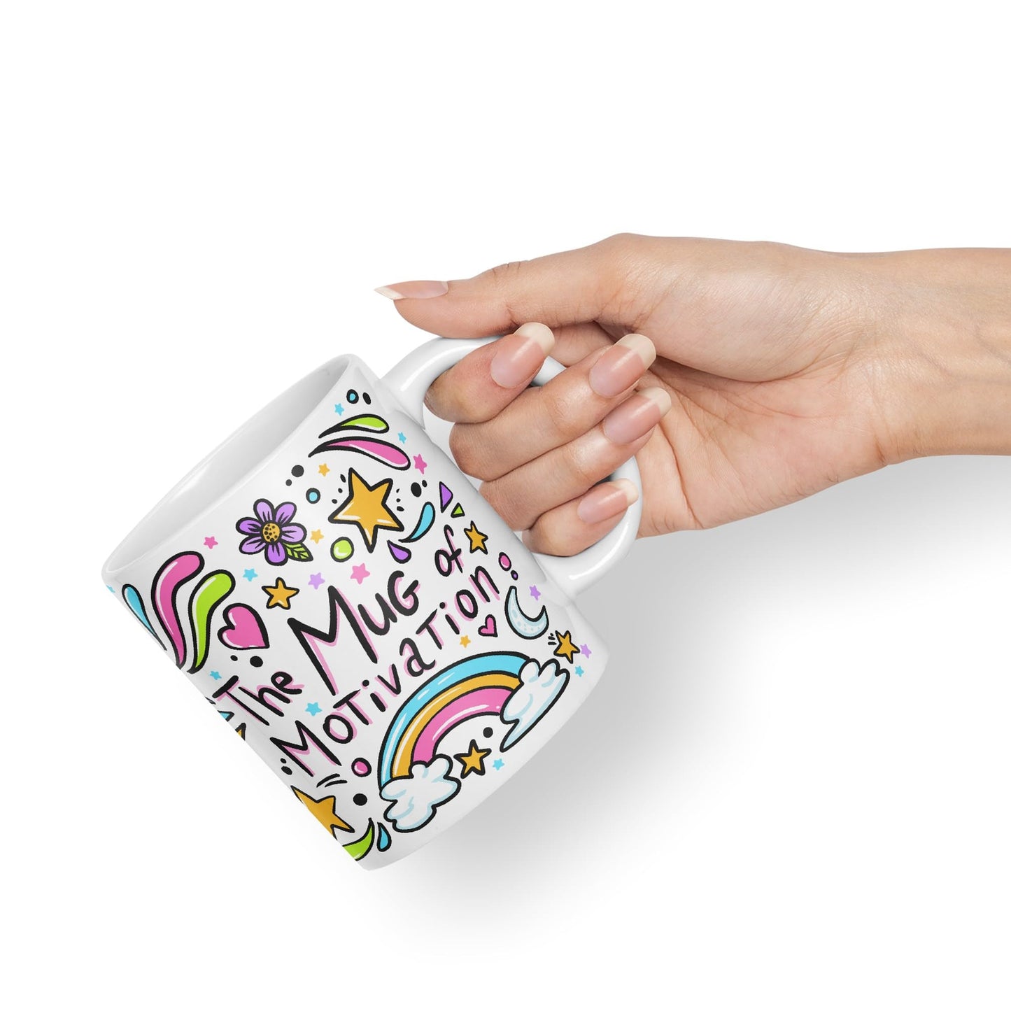 Vixar Motivation Mug Ceramic Coloured Mug Cup Gift Tea Coffee Christmas Office Home Sarcastic Joke