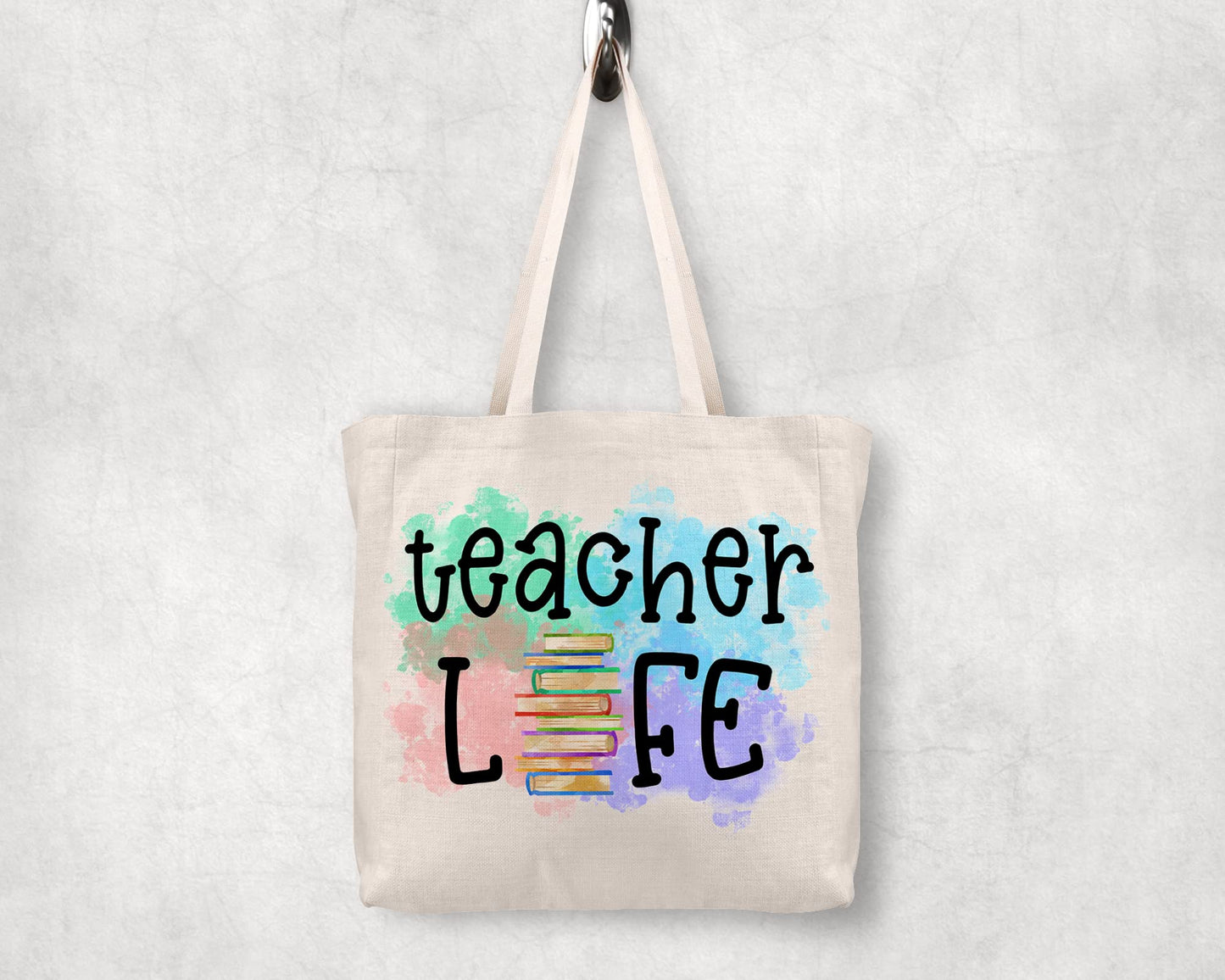 Teacher Tote Shopping Bag, Techer Gift, End of Year, Holiday