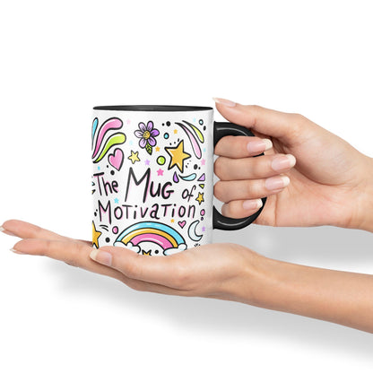 Vixar Motivation Mug Ceramic Coloured Mug Cup Gift Tea Coffee Christmas Office Home Sarcastic Joke