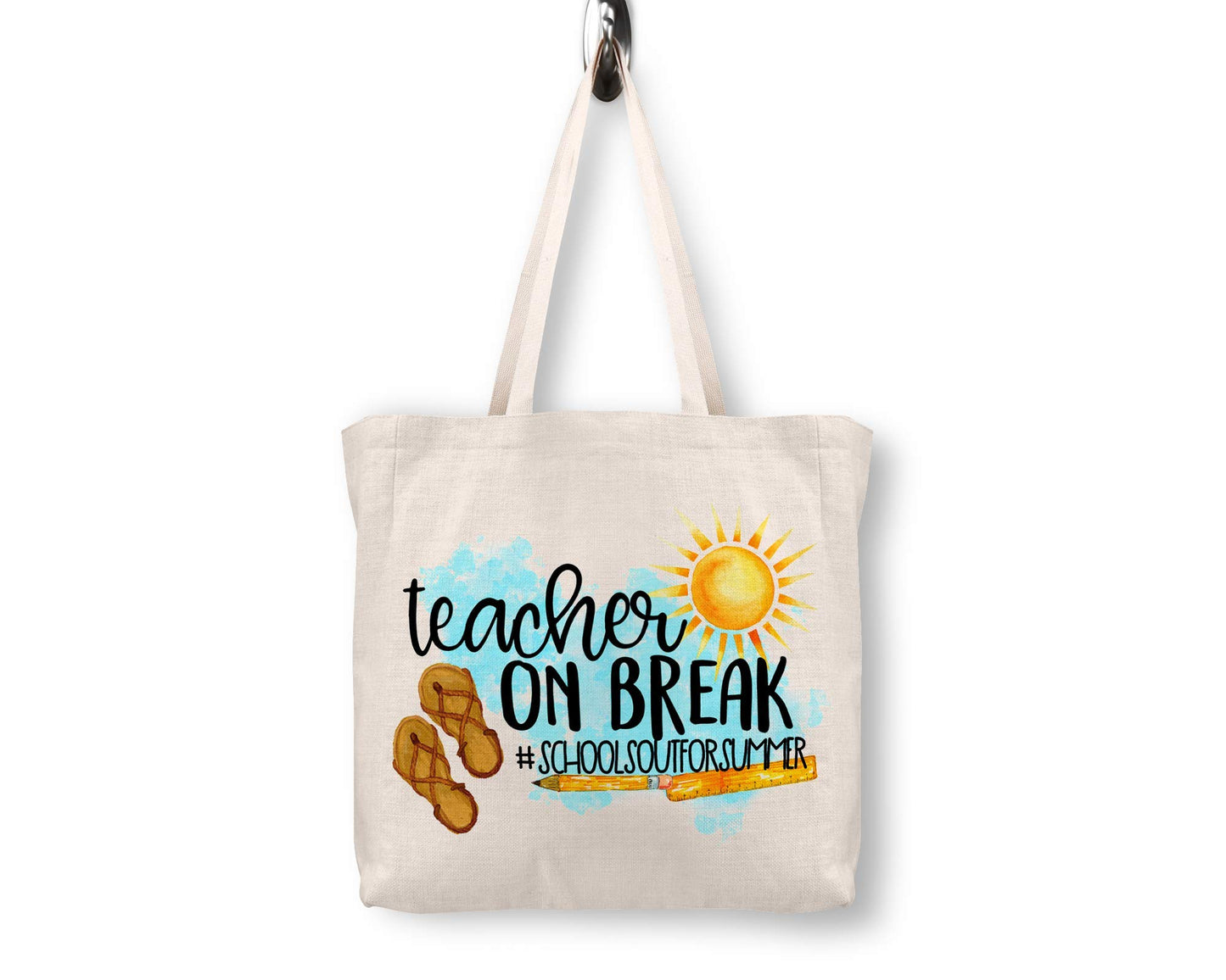 Teacher Tote Shopping Bag, Techer Gift, End of Year, Holiday