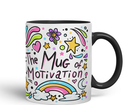 Vixar Motivation Mug Ceramic Coloured Mug Cup Gift Tea Coffee Christmas Office Home Sarcastic Joke